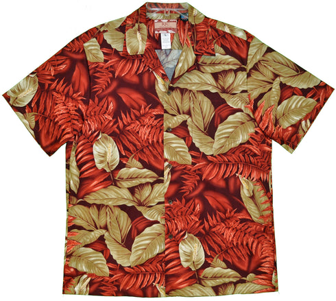 Hidden Anthurium Garden Men's Hawaiian Shirt